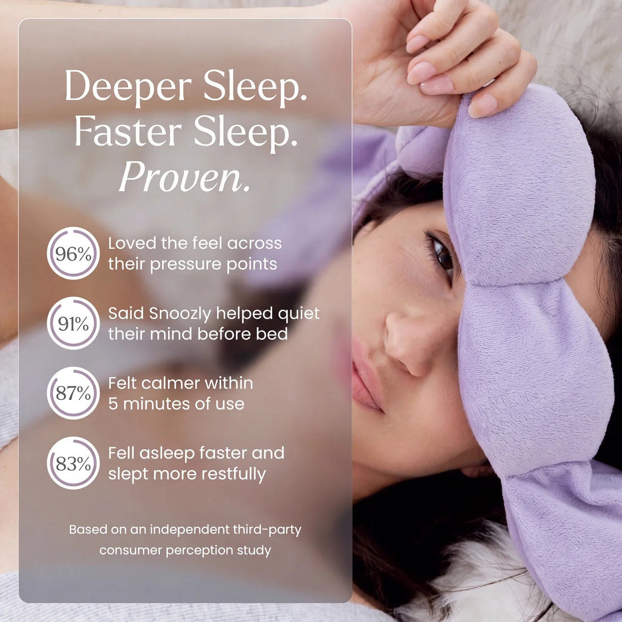 Snoozly™ – Weighted Sleep Mask