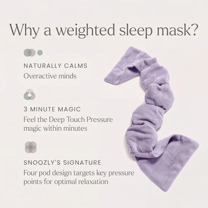 Snoozly™ – Weighted Sleep Mask