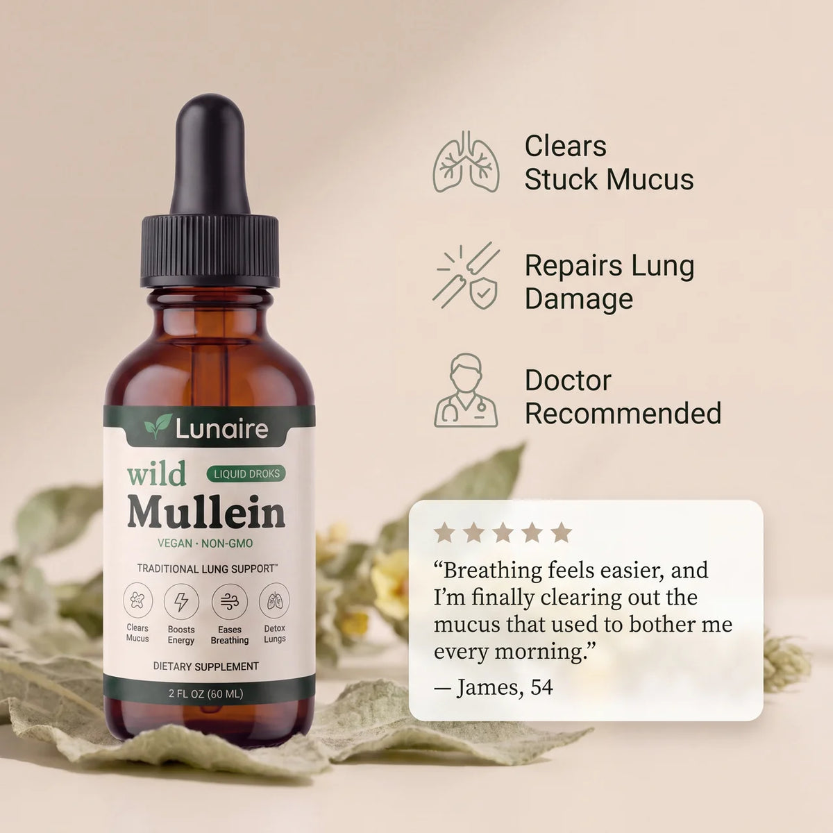 Lunaire — Mullein Drops