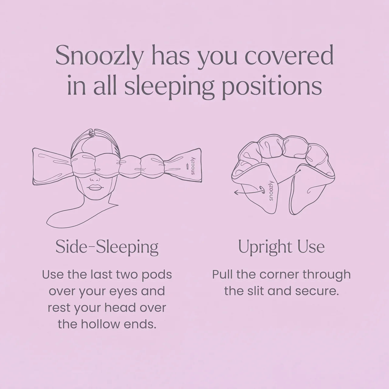 Snoozly™ – Weighted Sleep Mask